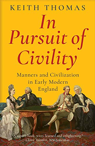 Book cover: "In Pursuit of Civility" with portrait of 18th-century figures.