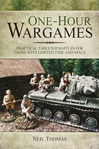 Book cover showing miniature soldiers and a tank in a tabletop wargame setting.