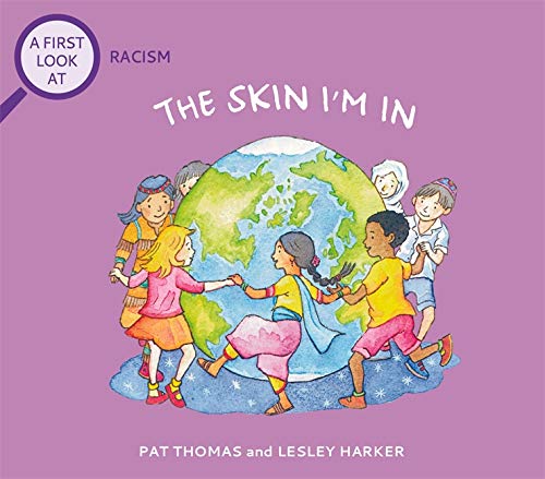 Book cover depicting diverse children holding hands around a globe.