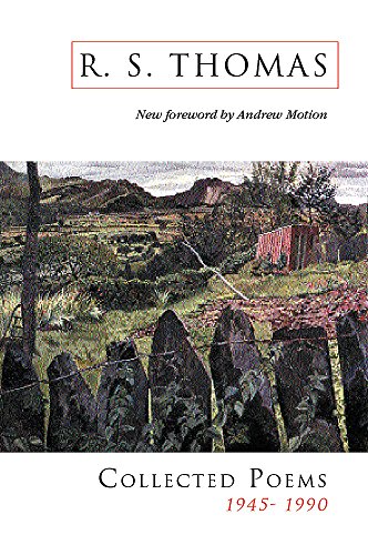 Book cover for R.S. Thomas Collected Poems 1945-1990 featuring a rural landscape painting.