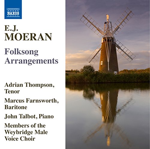 CD cover featuring a windmill at sunset with text listing performers.