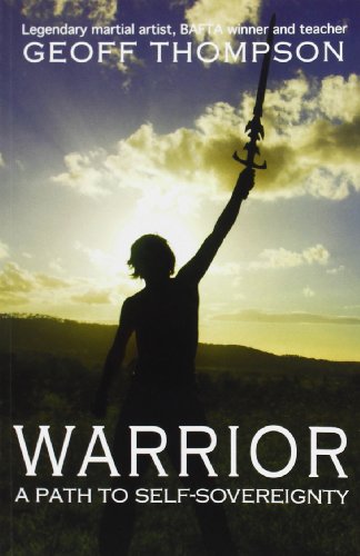 Book cover: Silhouette holding sword against a bright, cloudy sky.