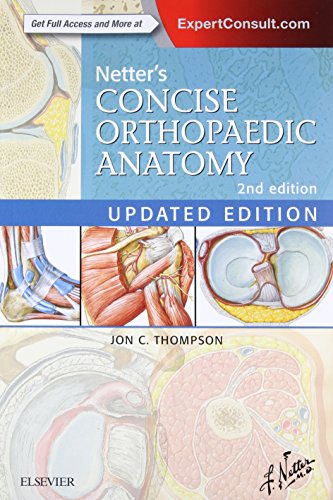 Cover of "Netter's Concise Orthopaedic Anatomy," showing anatomical illustrations.