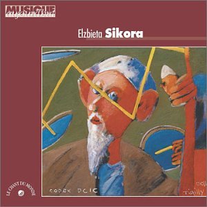 CD cover featuring abstract portrait with geometric lines and vibrant colors.