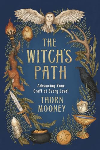 Book cover featuring an owl, raven, and botanical illustrations around text.