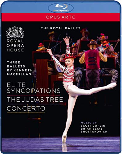 Blu-ray cover featuring a ballerina in a red and white costume onstage.