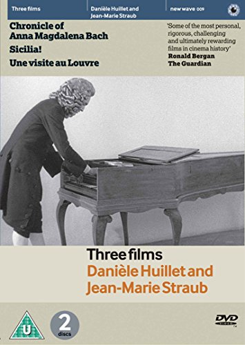 DVD cover featuring a black and white image of a man playing a harpsichord.