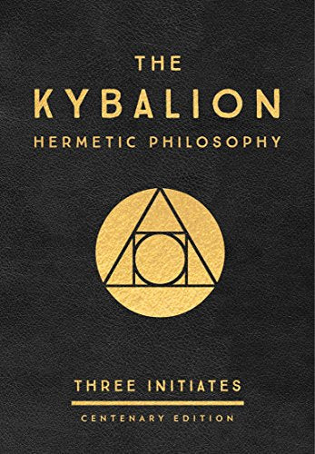 Black book cover with gold text and a circular geometric symbol.