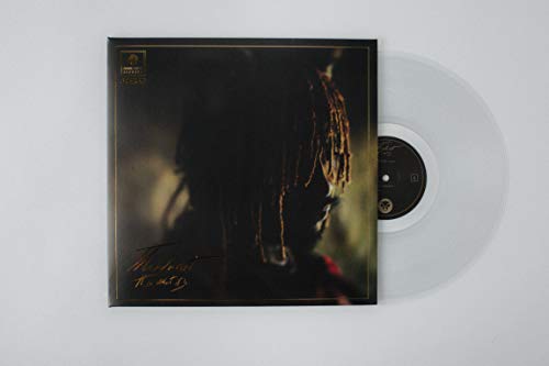 Thundercat album cover and clear vinyl record on white background.