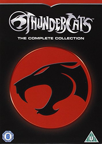 Thundercats DVD cover featuring the show’s logo and a black panther head.
