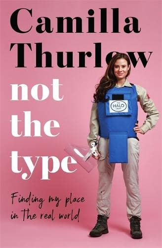 Book cover featuring Camilla Thurlow in workwear, holding a paint roller.