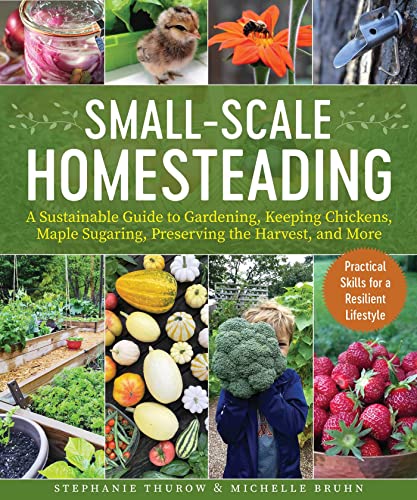 Book cover featuring garden produce, a chick, and a child with broccoli.