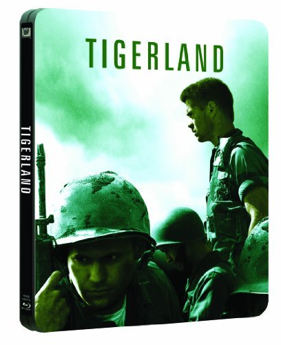 Steelbook Blu-ray cover for "Tigerland" featuring soldiers in a green landscape.
