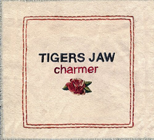 CD cover for Tigers Jaw’s “Charmer” with a red rose illustration.