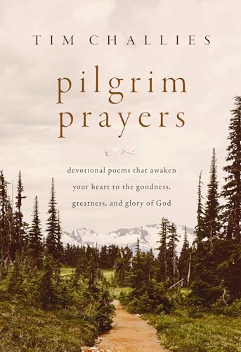 Book cover with a path through evergreen trees and mountains.