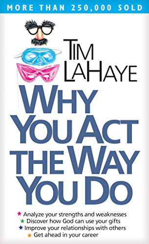 Book cover: "Why You Act the Way You Do" by Tim LaHaye, with illustrated face.