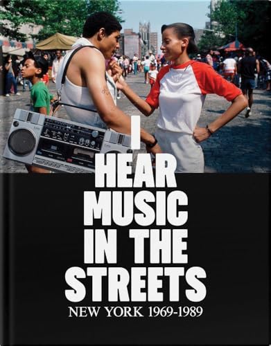 Book cover featuring a 1980s street scene with people and a boombox.