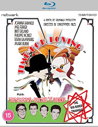 Time For Loving" Blu-ray cover with illustrated couple and cast names.