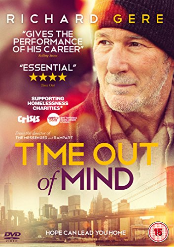 DVD cover for "Time Out of Mind" featuring Richard Gere in a winter hat.