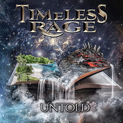 CD cover: open book with landscape and volcanic eruption imagery.