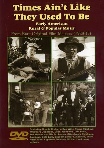 DVD cover featuring four vintage black and white photographs of early American musicians.