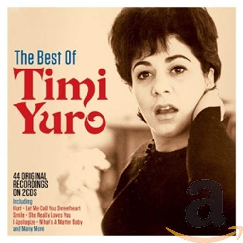 CD cover featuring portrait of Timi Yuro with red title text.