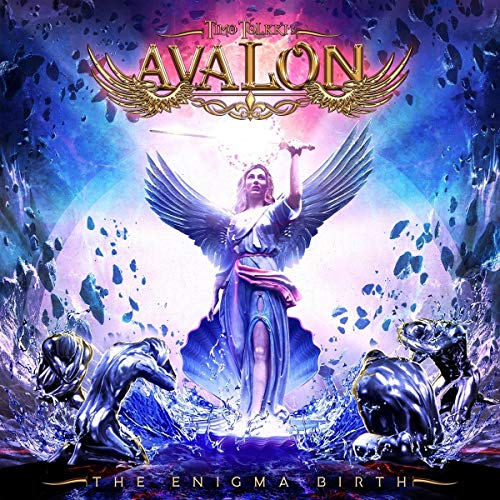 Album cover: winged figure with kneeling people, dramatic lighting.