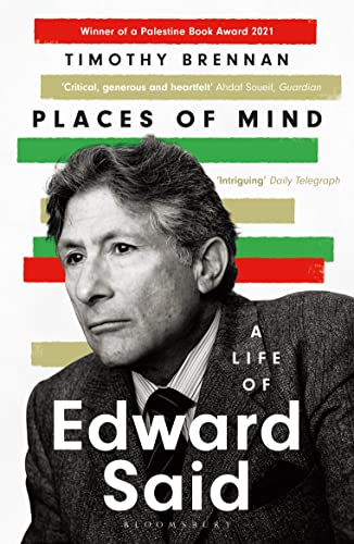Book cover featuring a portrait of Edward Said, with title and author name.