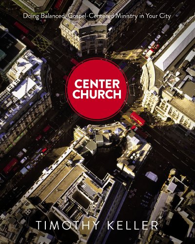 Book cover showing an aerial view of a city street with a red circle.