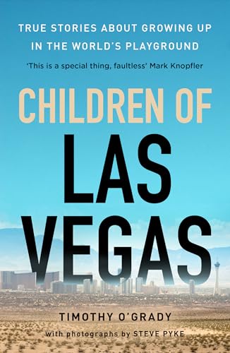 Book cover: "Children of Las Vegas" with city skyline background.