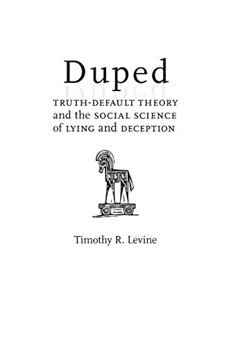 Book cover for “Duped” featuring a Trojan horse illustration.