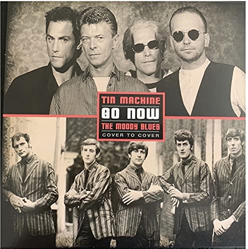 Album cover featuring Tin Machine and The Moody Blues band portraits.