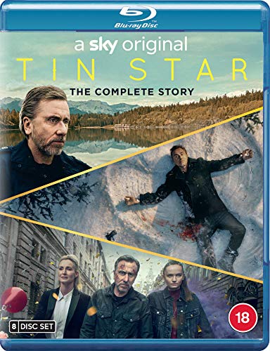Tin Star" Blu-ray cover featuring Tim Roth and dramatic scenes.