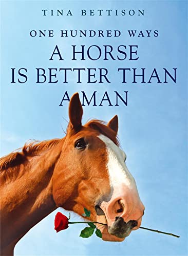 Book cover featuring a chestnut horse with a red rose in its mouth.