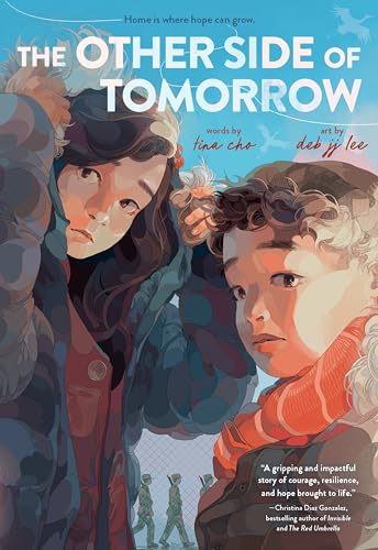 Graphic novel cover featuring two young people in winter clothing.