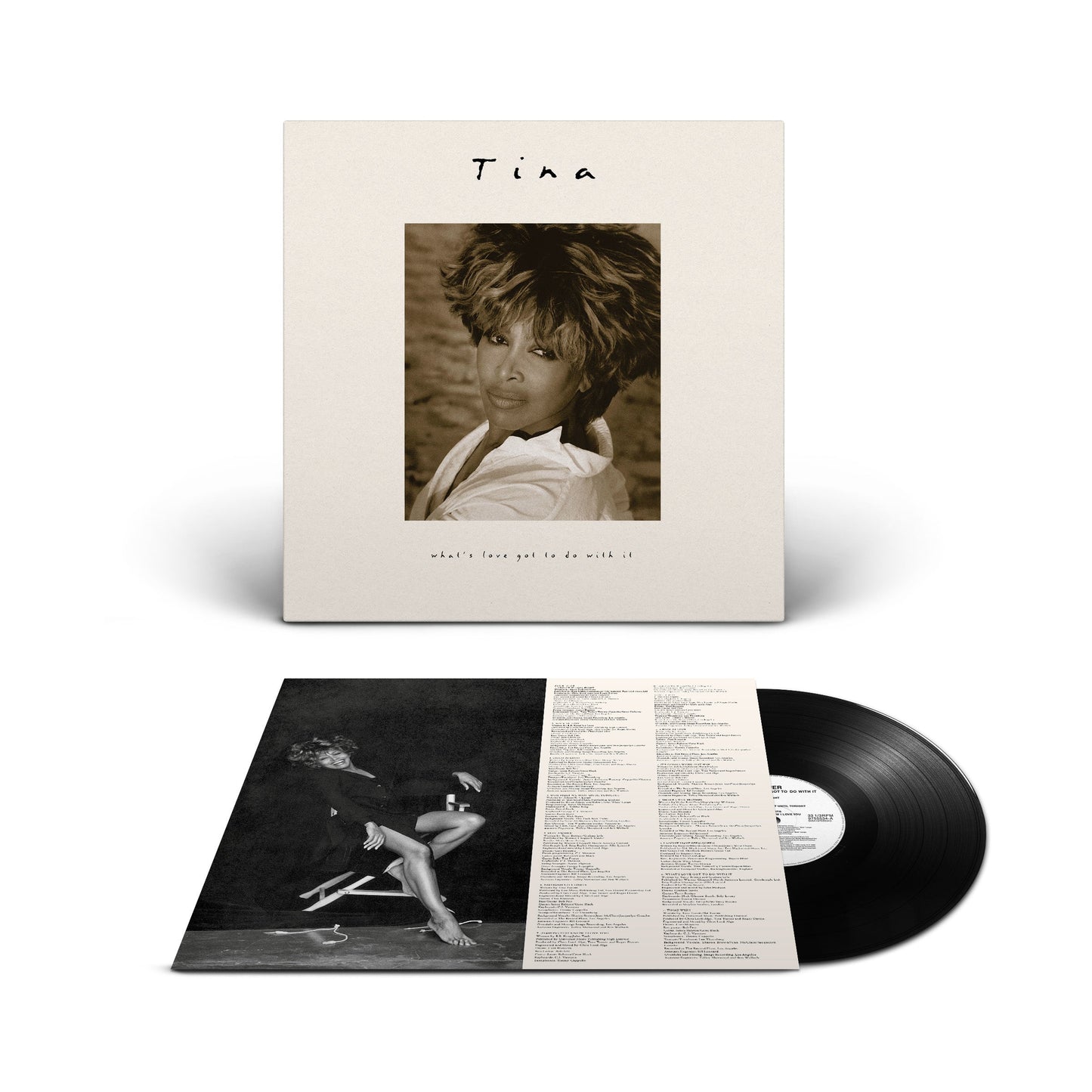 Tina Turner’s “What’s Love Got To Do With It” 30th anniversary vinyl record.