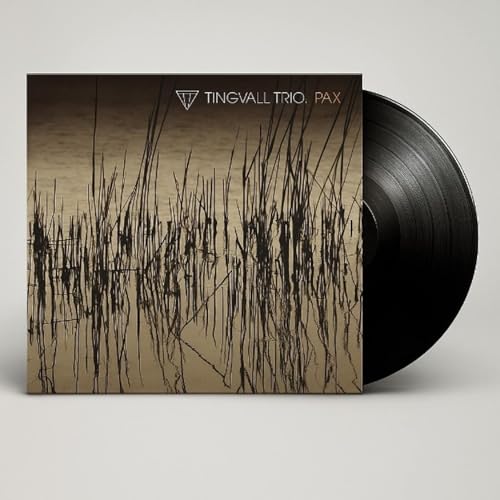 Vinyl record and album cover for Tingvall Trio’s “Pax,” featuring reeds.