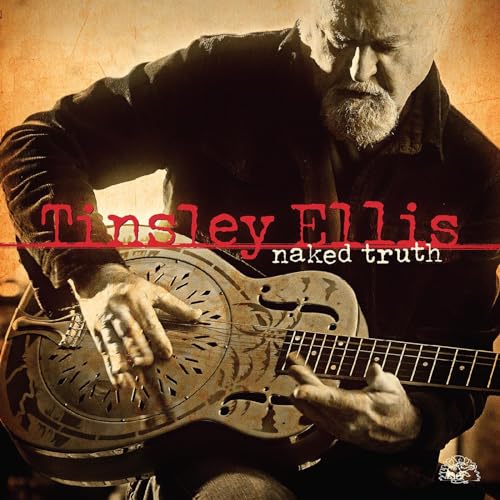 Tinsley Ellis album cover featuring a man playing a resonator guitar.