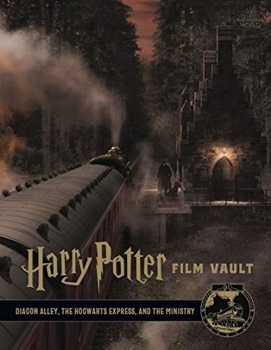 Harry Potter Film Vault book cover featuring the Hogwarts Express train.