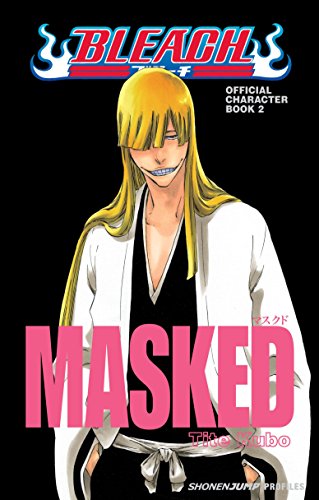 Bleach Official Character Book 2 cover featuring Shinji Hirako on a black background.