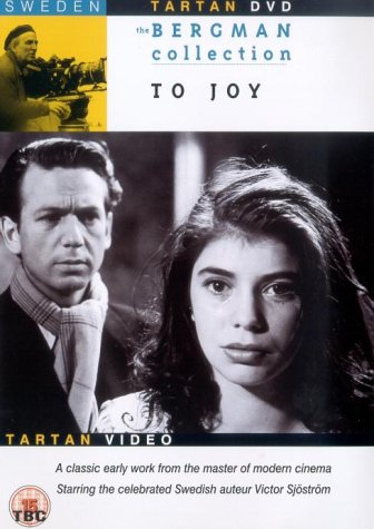 DVD cover for "To Joy" featuring two actors in black and white.