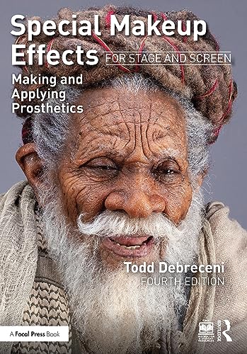 Book cover featuring a close-up of an elderly person with elaborate prosthetic makeup.