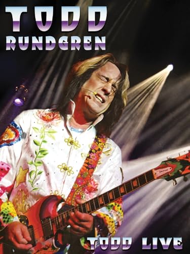 Todd Rundgren performing live with a guitar, Blu-ray cover art.