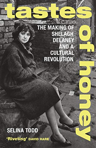 Book cover: portrait of Shelagh Delaney, titled "Tastes of Honey.