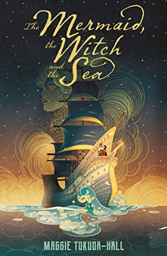 Book cover featuring a woman’s face merging with a sailing ship at sea.