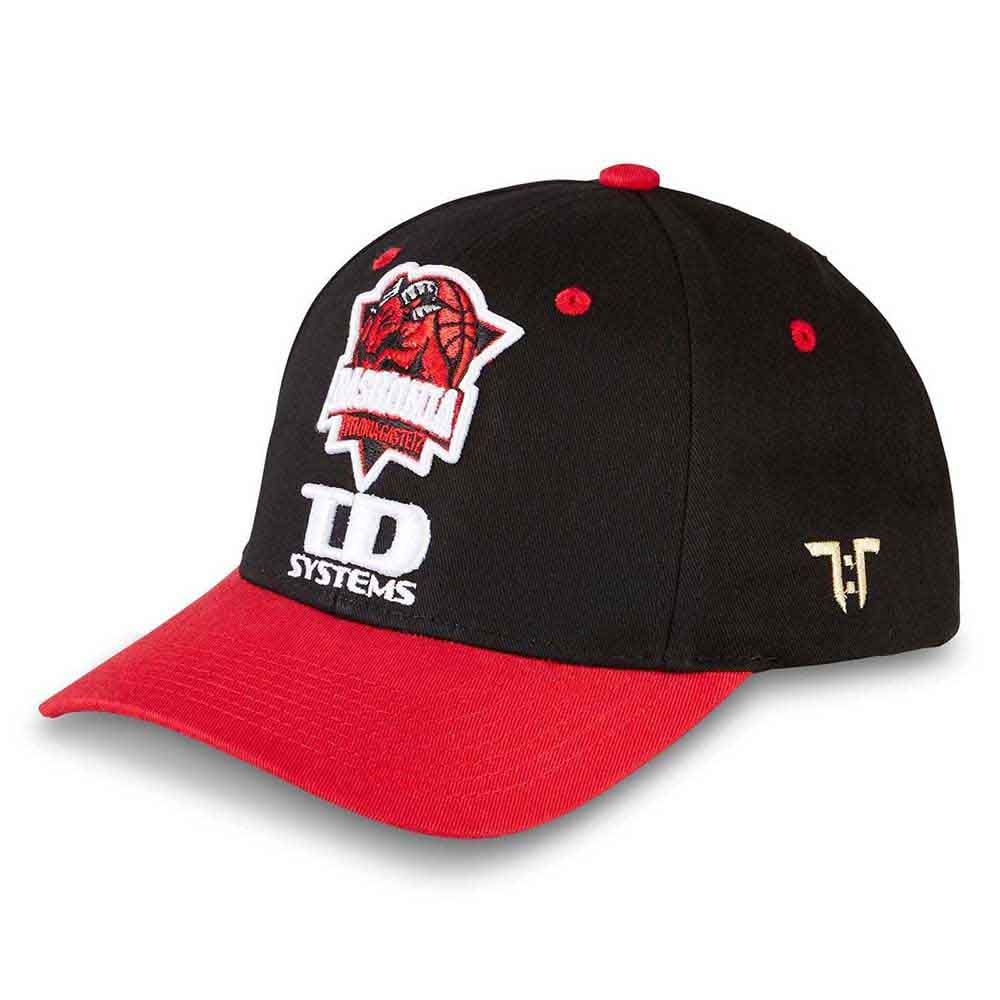 Black baseball cap with Baskonia Vitoria Gasteiz Euroleague logo, Tokyo Time branding.