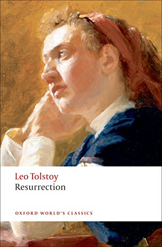 Book cover: painting of a woman in profile, “Resurrection” title.