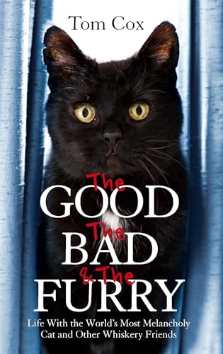 Book cover featuring a black cat with yellow eyes, titled “The Good, The Bad & The Furry”.