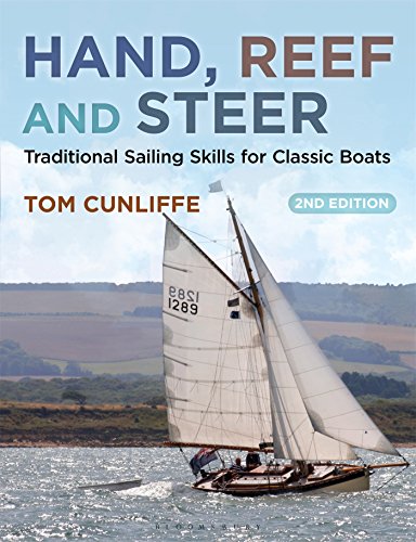 Book cover for Hand, Reef and Steer featuring a classic sailboat on the water.