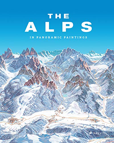 Book cover depicting a panoramic, snow-capped mountain range of the Alps.